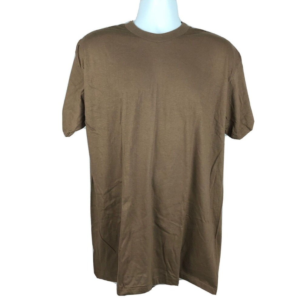 Vintage Army PT Military T-Shirt Men's XL Single Stitch Olympic Mills Brown NWOT
